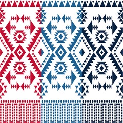 Fototapeta premium Illustration pattern ethnic design with colors and background for fashion design or other products