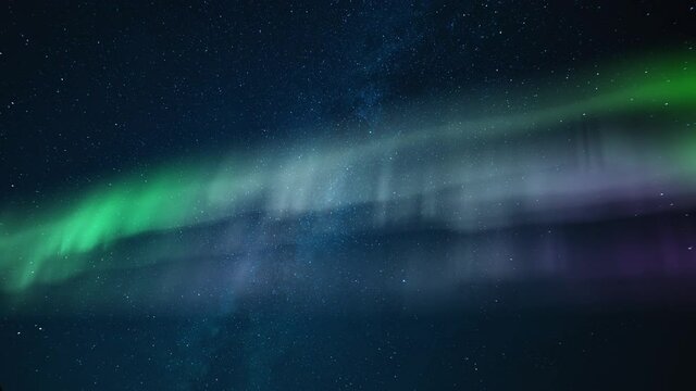 Aurora Solar Storm Summer Milky Way Galaxy Time Lapse Perseid Meteor Shower 01
