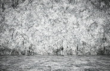 empty room, plaster wall, grey background