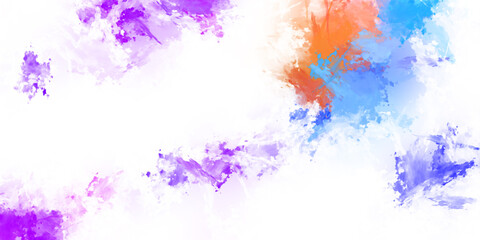 Fototapeta premium Brushed Painted Abstract Background. Brush stroked painting. Strokes of paint. 2D Illustration.