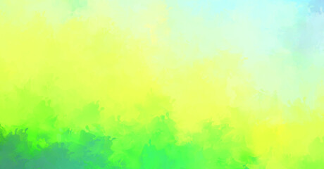 Fototapeta premium Creative abstract painting. Background with artistic brush strokes. Colorful and vibrant illustration. Painted art.