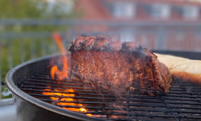 Rippchen auf dem BBQ Grill