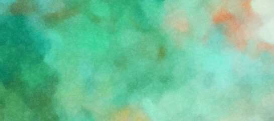 Watercolor painted background. Abstract Illustration wallpaper. Brush stroked painting. 2D Illustration.