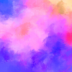 Strokes of paint. 2D Illustration. Brushed Painted Abstract Background. Brush stroked painting. Modern art.
