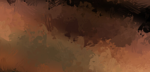 Brushed Painted Abstract Background. Brush stroked painting. Strokes of paint. 2D Illustration.