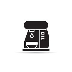 coffee machine icon on white background