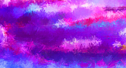 Brushed Painted Abstract Background. Brush stroked painting. Strokes of paint. 2D Illustration.