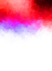 Obraz premium Creative abstract painting. Background with artistic brush strokes. Colorful and vibrant illustration. Painted art.