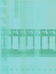 Geometric multicolored intersecting lines. Graphic illustration of digital technology. Abstract background.