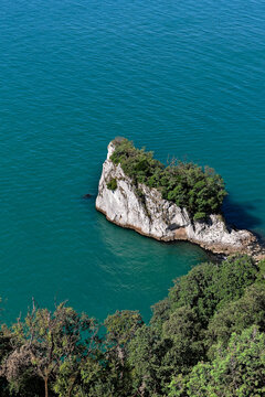 overlooking the Gulf of Trieste on the Adriatic Sea in Italy.
