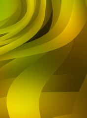 Abstract background with colorful gradient. Vibrant graphic wallpaper with stripes design. Fluid 2D illustration of modern movement.