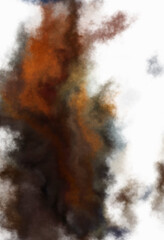 Watercolor painted background. Abstract Illustration wallpaper. Brush stroked painting. 2D Illustration.