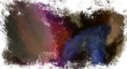 Brushed Painted Abstract Background. Brush stroked painting. Artistic vibrant and colorful wallpaper.