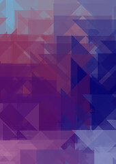 Obraz premium Overlapping design with triangles background. Abstract geometric wallpaper. Geometrical colorful triangular shapes.