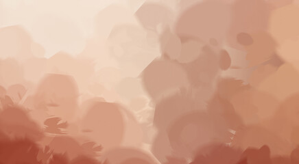 Wild Brushstrokes. Brushed Painted Abstract Background. Brush stroked painting. Strokes of paint. 2D Illustration.