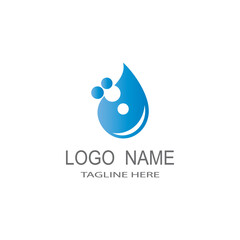 Water drop Logo Template vector illustration design