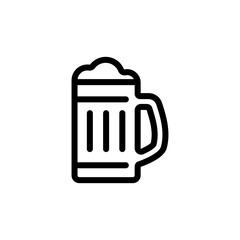 beer glass icon vector design trendy