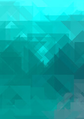 Fototapeta premium Overlapping design with triangles background. Abstract geometric wallpaper. Geometrical colorful triangular shapes.
