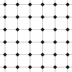 Retro tiles geometric pattern background