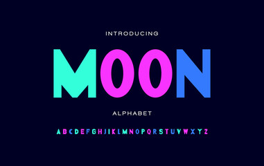Colorful alphabet fonts. Letter for a design, poster, banner, etc. Vector typography