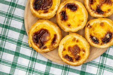 delicious portughese egg tart pasteis de nata
