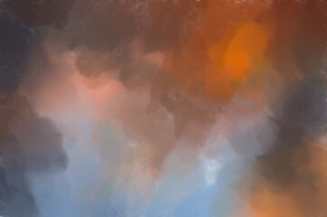 Watercolor brushstrokes. Modern art. Abstract texture. 2d illustration. Expressive handmade watercolors on surface. Colorful backdrop. Multi color backdrop. Contemporary wall art.