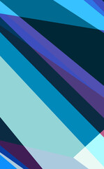 Trendy geometric abstract background in minimalistic flat style with dynamic composition.