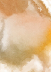 Abstract colorful watercolor on white background. Digital art painting.