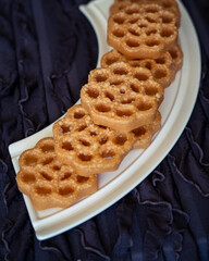 Traditional Malaysian cookies snack known as 