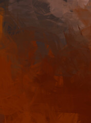 2D illustration of colorful brush strokes. Decorative texture painting. Vibrant paint pattern backdrop.