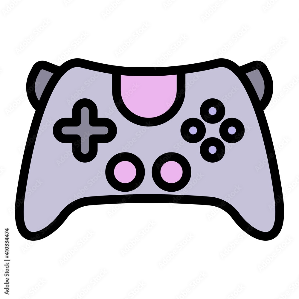 Poster mouse joystick icon. outline mouse joystick vector icon for web design isolated on white background