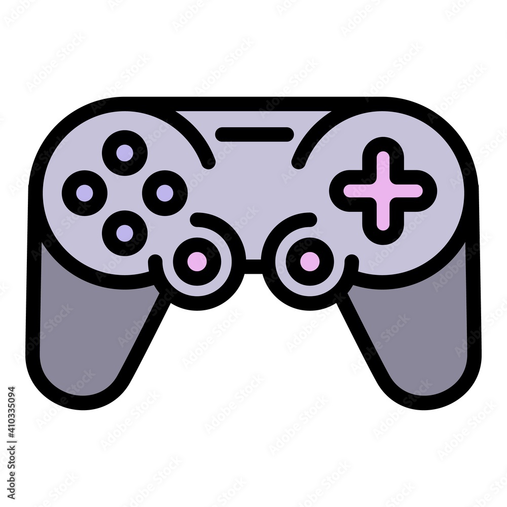 Poster xbox joystick icon. outline xbox joystick vector icon for web design isolated on white background