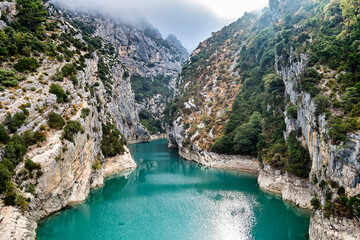 Verdon Gorge, Gorges du Verdon in French Alps, Provence, France