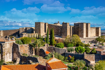 Trujillo Castle. Former Arab Alcazaba. In Trujillo, Extramadura, Spain.