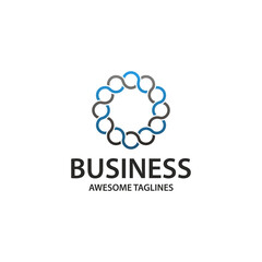 abstract link logo.good logo for business data, technology, or connection logo