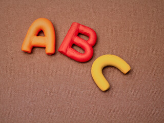 vowels of the alphabet in colors for kids