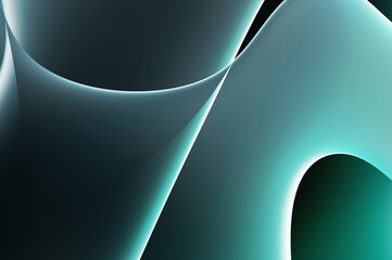 Naklejka na ściany i meble Abstract background. Fluid color gradient waves, with dynamic motion. Neon colorful abstract design of light waves. Illustration For Wallpaper, Banner, Background, Card, Book Illustration, website.