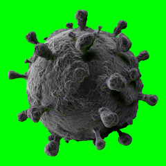Coronavirus disease (COVID-19) is an infectious disease caused by a new virus. Realistic 3D rendering.