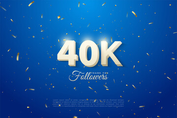 Thank you 30k followers with bold white numbers on a speckled blue background.