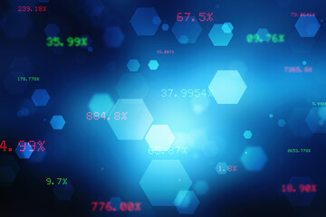 Obraz premium Stock market chart. Business graph background, Financial Background