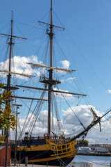  Etoile du Roy previously known as the Grand Turk is a replica of a ship which took part in the Battle of Trafalgar