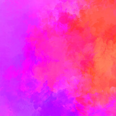 Wall art. Unique and creative illustration. Brush stroked painting. Abstract background of colorful brush strokes. Brushed vibrant wallpaper. Painted artistic creation.