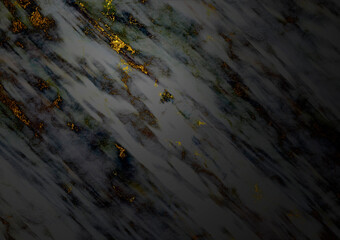 Black marble background mixed with gold