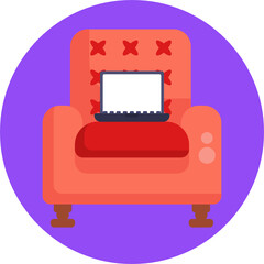 Micro influencer and blog line icon