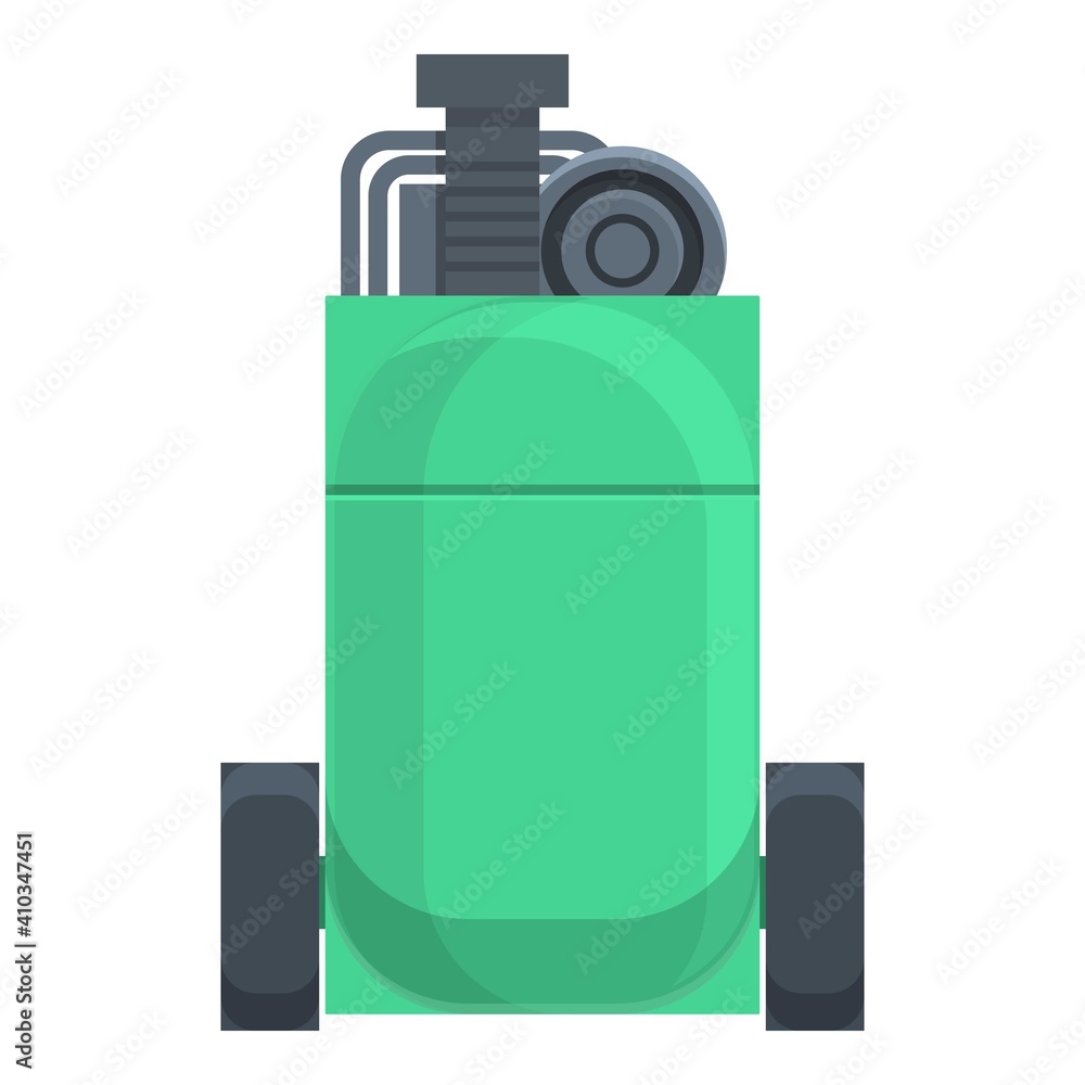 Poster power compressor icon. cartoon of power compressor vector icon for web design isolated on white back