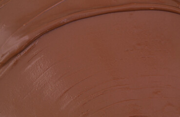 Chocolate spread background.