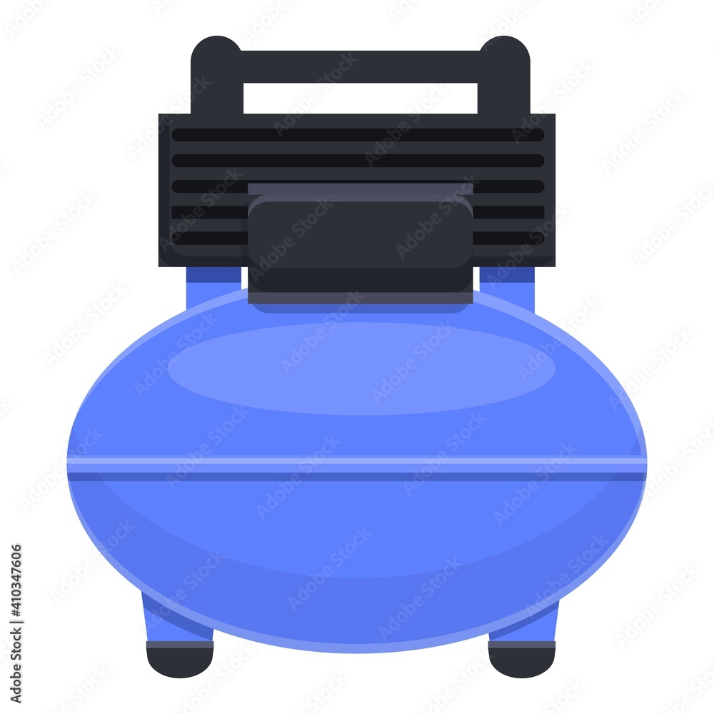 Poster service compressor icon. cartoon of service compressor vector icon for web design isolated on white 