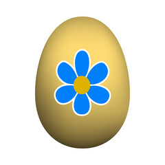 Easter Egg With Ornate Icon