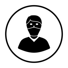 Medical Face Mask Icon
