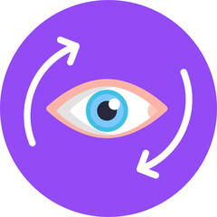 Augmented reality line icon. VR simulation icon. Virtual simulation device. Vector